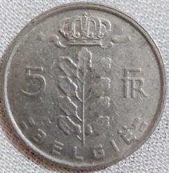 BELÇİKA 5 Frank 'BELGIË', 1978 ÇÇT 