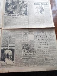 Cumhuriyet Gazetesi - 20 Temmuz 1952 - Yedi Dakika Yazan Doğan Nadi - Ali Ulvi Karikatür - Mesleğe Yöneltme Servisinde Bir Arkadaşımızın Zekasını Ölçtüler - İnsanlar İçin Artık Dünyada Keşfedilecek Birşey Kalmadı Mı - Haftanın Şakaları Yazan Burhan Felek - Boş Vaktinizi Hoş Geçirmek İçin - Kaz Güzeli Kathleen Hughes Ve Kır Güzeli Lori Nelson Fotoğraf - Janet Leigh'in Habersiz Alınan Bir Resmi - Altın Tavşan Mükâfatını Joyce Holden Kazandı Fotoğraf - Bir Film Niçin Beğenilir - Kadın Ev Moda - Paris'in Gündoğdu Modeli - Karakola Gelen Ölü Ve Bir Deli Yazan Feyyaz Tokar - Hikaye Sierra Geçidi Yazan Evelyn Anthony - Stradivarius Kemanlarının Sırrı Nerede - Boş Vaktinizi Hoş Geçirmek İçin - Amerika'nın Yeni Ses Kraliçesi Dolores Gray - Dünyanın En Büyük Araba Vapuru - İlaçların Tesirini İnceleyen Türk Kadını Halide Lalehan Dikengil - İster İnan İster İnanma Çizen Ripley - 2500 Kitabı Ezbere Bilen Haham Eliya -  2 Kiloluk Limon Çevresi 70 Cm - 40 Gün Gömülü Kalan Adam