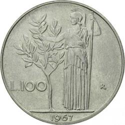 İTALYA 100 Lire, 1967 ÇA