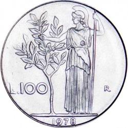 İTALYA 100 Lire, 1978 ÇİL
