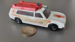 MATCHBOX - 1974  YILI  AMBULANCE SUPERKING  SERİSİ K 49 TAM BİR KLASİK KULLANILMIŞ KOLEKSİYON ÜRÜNÜ