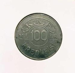 K.K.F KREDİ FİŞİ - 10, 25, 100'lük / Üç adet (DARPHANEDE BASILMIŞTIR)