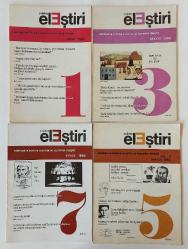 ÇAĞDAŞ ELEŞTİRİ Edebiyat Sanat Sorunlar ve Kuramlar Dergisi, 1982 - 1985 [36 ADET]
