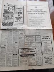 Hürriyet Gazetesi - 16 Mart 1974 - Amerika'dan Gelen Temsilcilere Yüz Vermedik - Temsilcilere Haşhaş Ekeceğimizi Bildirdik - Süleyman Demirel Hürriyet'in Sorularını Cevaplandırdı - Hükümetin Ne Yapacağı Belli Değil - Kürtler Musul Yolunu Kesti - Barzani Ne İstiyor - Motorlu Araçlarla İlgili Tebliğ Başbakan Bülent Ecevit'ten Habersiz Yayınlanmış - Üç Hürel Tv'de - Zayıflamanın Yolu Tekvando'dan Geçiyor - Haliç Köprüsünün Yolu Döşendi - Ziraat Bankası Reklamı - Çakıl Gazinosu Tam Sayfa İlanı - Gönül Yazar - Adnan Şenses - Bahar Erdeniz - Öztürk Serengil - Nükhet Duru - Kamuran Akkor - Çağdaş Striptiz Balesi - Bebek Maksim Gazinosu Programı - Behiye Aksoy - Ayhan Işık - Müjdat Gezen - Selma Guneri- Neşe Karaböcek - Vehbi Koç'a Alman Liyakat Nişanı Verildi Fotoğraf Fotoğraf - Fenerbahçe'nin Giresunspor'a Galibiyeti Normal - Fenerbahçe Başkanı Emin Cankurtaran B.Mehmet'i Takdir Ederim Dedi -  TV Galatasaray Fenerbahçe Maçını Naklen Vermek İçin Temaslara Başladı - Cemil Turan Fotoğraf