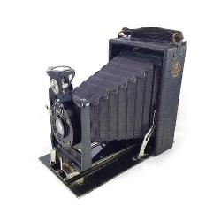 Antika Büyük Format Körüklü Fotoğraf Makinesi