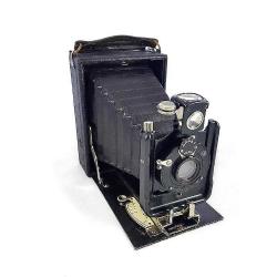 Antika Büyük Format Körüklü Fotoğraf Makinesi