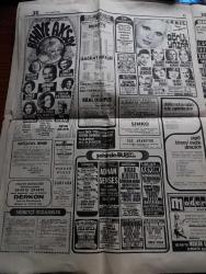 Hürriyet Gazetesi - 19 Mart 1974 -  Maliye Bakanı Deniz Baykal Her Türlü Dolaylı Vergi Gözden Geçirilecek - Kabadayı Sultan Demircan'ın Kardeşi Ali Rıza Demircan Din Görevlileri Federasyon Başkanı Oldu - Güneydoğu'da Gurur Abidesi Demir Çelik Fabrikaları - Fenerbahçe Teknik Direktörü Didi - Haftanın Takımı Samsunspor - Fenerbahçeli Şükrü Birant Çamurlu Sahalardan Işıklı Sahnelere - Tunceli'de Yüzlerce Öğrenci Çatıştı 8'i Ağır 40 Yaralı - Necmettin Erbakan Zamlara Aldırmayın Dedi - Süleyman Demirel Hükümet Haşhaş Vaadini Yerine Getirecektir - İş Bankası Bahçelievler Şubesi 2. Defa soyuldu - Ünlü Ozan Aşık Veysel 21 Mart'ta Anılacak - Genelev Kadınları Sigorta Kapsamında - Gönül Yazar'dan Doktorlara Teşekkür İlanı - Deniz Lisesi Hilton'da Tatbikat Yaptı - Behiye Aksoy Ayhan Işık Müjdat Gezen Selma Güneri Nil Burak Romalı Perihan Bebek Maksimde - Gönül Yazar - Neşe Karaböcek - Lunapark Gazinosu Sahibi Osman Kavran - Sadri Alışık - Öztürk Serengil - Beşiktaş Kupada Finali Oynamak İstiyor
