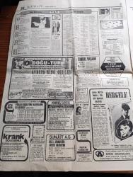 Hürriyet Gazetesi - 31 Mart 1974 - Saatlerinizi 1 Saat İleri Aldınız Mı - PTT'de Kademeli Olarak Grev Başladı - Almanya'da Ana Babalar Anayasa Mahkemesine Başvurdu Kaldırın Şu Modern Matematiği - Bülent Ecevit Türk Ulusu Ordusu İle Bir Bütündür - Köşk'ün Cevdet Sunay'a Otomobil Tahsis Etmesi Yerildi - Günseli Başar Hala Güzel - 27 Ses Bantı İle Diğer Belgeler Savcıya Verildi Nixon Teslim Oldu -  Zeki Müren'i Bugün Telespor'da İzleyeceğiz - Orak Çekiçli Bayrakları Ülkücü Gençler Asmış - 75'lik Zihni Dede İzmir Belediye Başkanı İhsan Alyanaktan İş Vermesini İstedi - Galatasaray Beşiktaş Maçı İnönü Stadında Saat 15.00 de Karşılaşıyor - Beşiktaş Kaptanı Sanlı Sarıalioğlu - Fenerbahçe Vefa Karşısında Zorlandı - Fenerbahçeli Futbolcu Osman Arpacıoğlu - Müzik Dünyasında Devrim Mina Ve Rafaella Aynı Programda - Şarkıcı Rita Pavone İkinci Defa Anne Oluyor - Devlet Başkanı Maaşına 22 Bin Lira Zam Yapıldı - Nedir Bu Modern Matematik