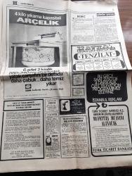Hürriyet Gazetesi - 20 Şubat 1974 - Yeni Akaryakıt Fiyatları Tespit Edildi - Eski Ve Yeni Akaryakıt Fiyatları - Benzine 116 Gaza 103 Kurşun Zam Var - Dışişleri Bakanı Turan Güneş Arap Ülkeleri İle İlişkimizi Artıracağız - Serbest Kürsü Yöneten Tahsin Öztin - Ağustos'ta 21 Tüm 150 Tuğgeneral Emekli Olacak - Şeker Hastaları İçin Özel Hastane Kuruluyor - Mutlu Akü Fabrikasında Polis İşçilerle Çatıştı - Yedi İl'de 3200 İşçi Grev Yapıyor - Türk İş Genel Başkanı Halil Tunç Kıdem Tazminatına Karşı Çıkanlara Şiddetle Çattı - Orhan Boran İle Hürriyeti Geziyoruz - Acı Tütün Yazan Necati Cumalı - Tarkan Kurt Kanı Yazan Ve Çizen Sezgin Burak - Dedektif Nik'in Maceraları Çizgi Roman - Seiko Saat - Behiye Aksoy Bebek Maksimde - Müjdat Gezen - Ayhan Işık - Selma Güneri - Erol Büyükburç Bebek Belediyede - Gönül Yazar Çakıl Gazinosunda - Gündüz Kılıç Ve Eşfak Aykaç'tan Rapor İstendi - Brezilya Milli Takım Antrenörü Zagallo Pele Oynamıyor Didi'ye Selam Dedi - Dolmabahçe Stadı 60 Bin Seyirci Alacak