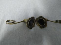 PİRİNÇ 2 ADET MUM MAKASI