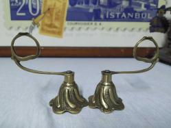 PİRİNÇ 2 ADET MUM MAKASI