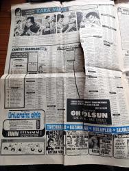 Günaydın Gazetesi - 10 Ocak 1974 - Gecekondularını Yıktıran CHP'li Belediye Başkanını Bülent Ecevit'e Şikayet Edecekler - İstanbul Belediye Başkanı Ahmet İsvan 45 Bin Gecekonduya Elektrik Verileceğini Açıkladı - Rus Askeri Doktoru Lvoviç Lederman Türkiye'ye İltica Etti - TRT'den Çalınan 41 Bin Lira Kadın Memur Hatice Uluer'in Masasında Bulundu - Fatih'in Fedaisi Kara Murat Yazan Rahmi Muratoğlu Çizen Abdullah Turhan - Cemiyet Haberleri - Küçük İlanlar - Seks Show Galatasaray Olimpia Night Clup'te - Öncü Kişiler Yazan Necati Zincirkıran - Kalbimdeki Cehennem Foto Roman - AEG Çamaşır Makinesi - Yedi Filtreli Sigara Makinesi Fabrikaya Monte Edildi - Büyük Ralli 5 Kıtada Otomobil Yarışı Çizgi Roman - Pola Bana Söz Ver Çizgi Roman - Polo Kaybolan Gezegen - Uzay Yolu Gezegenler Çarpışıyor Çizgi Roman - Çelik Kanatlar Çizgi Roman - Futbolda Haydarpaşa Sanat Basketbolda Saint Benoit Ve Işık Lisesi Grup Birincisi Oldular