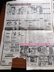 Günaydın Gazetesi - 15 Ocak 1974 - İstanbul'da Gaz Kuyruğu - Yalıda Bekleyen Sevgili Oynayanlar Kadir İnanır Mine Sun Kitap Fotoroman Yarın Çıkıyor - Tarsus Canavarı Ahmet Demir Yakalandı - Beşiktaşlı Amigo Orhan Kendisini Bir Şoförün Vurduğunu Söyledi - Yıkılan İzmir TV Anteni İçin Mahkemeye Başvuruldu - Trakya'da  Gümrükler Bir Başmüdürlük'te Birleştirildi - Fatih'in Fedaisi Kara Murat Yazan Rahmi Muratoğlu Çizen Abdullah Turhan - Bülent Ecevit'e Görev Veriliyor - Muhtemel Bakanlar Kurulu - Başbakan Yardımcısı Necmettin Erbakan - CHP'nin Denetimine Girecek Kuruluşlar MİT TRT Ve DPT - CHP Milli Selamet Partisi Koalisyonu Gerçekleşirken - Gerilla Hareketleri Fransa'ya Da Sıçradı - CHP'nin Kissenger'i Deniz Baykal Ve MSP'nin Yamanisi Oğuzhan Asiltürk - Kalbimdeki Cehennem Foto Roman - Pola Bana Söz Ver Çizgi Roman - Büyük Ralli 5 Kıtada Otomobil Yarışı Çizgi Roman - Uzay Yolu Gezegenler Çarpışınca Çizgi Roman - Çelik Kanatlar Çizgi Roman - Basketbolda Şişli Grup Birincisi Oldu