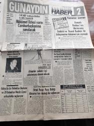 Günaydın Gazetesi - 24 Ocak 1974 - Hayat Pahalılığına Rağmen İçki Satışları Yüzde Kırk Arttı - Bağ Kur Üyelerine Ev Kredisi Verilecek - Cağaloğlu'nda Sokak Ortasında Cinayet İşlendi - Fatih'in Fedaisi Kara Murat Yazan Rahmi Muratoğlu Çizen Abdullah Turhan - Con Amet - Cumhuriyet Halk Partisi İle Milli Selamet Partisi İlişkileri Az Daha Kopuyordu - Beethoven Ve Schubert Mao'nun Kara Listesine Girdi - Gulag Adaları Yazı Dizisi - Mısır Devlet Başkanı Enver Sedat Suriye'nin İsrail'le Anlaşma Yapmaya Hazır Olduğunu Açıkladı - Amerika Dışişleri Bakanı Henry Kissinger Ortadoğu'da İnsanca İlişkiler Çağını Başlattım - 06 Ankara Örsan Öymen Yazıyor - Kalbimdeki Cehennem Foto Roman - Komançi Çizgi Roman - Pola Bana Söz Ver Çizgi Roman - Uzay Yolu Çabuk Değişen Gezegen Çizgi Roman - Çelik Kanatlar Çizgi Roman - Esrarengiz Yolculuk Yazı Dizisi - İstanbul Kız Lisesinden Suzan'ın Bir Smaçı Fotoğrafı - Voleybolda Maltepe Orta İstanbul Şampiyonu Oldu