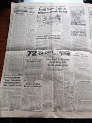 Günaydın Gazetesi - 24 Ocak 1974 - Hayat Pahalılığına Rağmen İçki Satışları Yüzde Kırk Arttı - Bağ Kur Üyelerine Ev Kredisi Verilecek - Cağaloğlu'nda Sokak Ortasında Cinayet İşlendi - Fatih'in Fedaisi Kara Murat Yazan Rahmi Muratoğlu Çizen Abdullah Turhan - Con Amet - Cumhuriyet Halk Partisi İle Milli Selamet Partisi İlişkileri Az Daha Kopuyordu - Beethoven Ve Schubert Mao'nun Kara Listesine Girdi - Gulag Adaları Yazı Dizisi - Mısır Devlet Başkanı Enver Sedat Suriye'nin İsrail'le Anlaşma Yapmaya Hazır Olduğunu Açıkladı - Amerika Dışişleri Bakanı Henry Kissinger Ortadoğu'da İnsanca İlişkiler Çağını Başlattım - 06 Ankara Örsan Öymen Yazıyor - Kalbimdeki Cehennem Foto Roman - Komançi Çizgi Roman - Pola Bana Söz Ver Çizgi Roman - Uzay Yolu Çabuk Değişen Gezegen Çizgi Roman - Çelik Kanatlar Çizgi Roman - Esrarengiz Yolculuk Yazı Dizisi - İstanbul Kız Lisesinden Suzan'ın Bir Smaçı Fotoğrafı - Voleybolda Maltepe Orta İstanbul Şampiyonu Oldu