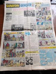 Günaydın Gazetesi - 24 Ocak 1974 - Hayat Pahalılığına Rağmen İçki Satışları Yüzde Kırk Arttı - Bağ Kur Üyelerine Ev Kredisi Verilecek - Cağaloğlu'nda Sokak Ortasında Cinayet İşlendi - Fatih'in Fedaisi Kara Murat Yazan Rahmi Muratoğlu Çizen Abdullah Turhan - Con Amet - Cumhuriyet Halk Partisi İle Milli Selamet Partisi İlişkileri Az Daha Kopuyordu - Beethoven Ve Schubert Mao'nun Kara Listesine Girdi - Gulag Adaları Yazı Dizisi - Mısır Devlet Başkanı Enver Sedat Suriye'nin İsrail'le Anlaşma Yapmaya Hazır Olduğunu Açıkladı - Amerika Dışişleri Bakanı Henry Kissinger Ortadoğu'da İnsanca İlişkiler Çağını Başlattım - 06 Ankara Örsan Öymen Yazıyor - Kalbimdeki Cehennem Foto Roman - Komançi Çizgi Roman - Pola Bana Söz Ver Çizgi Roman - Uzay Yolu Çabuk Değişen Gezegen Çizgi Roman - Çelik Kanatlar Çizgi Roman - Esrarengiz Yolculuk Yazı Dizisi - İstanbul Kız Lisesinden Suzan'ın Bir Smaçı Fotoğrafı - Voleybolda Maltepe Orta İstanbul Şampiyonu Oldu