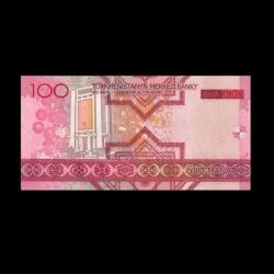 TÜRKMENİSTAN (2005) - 100 Manat (ÇİL 10/10)