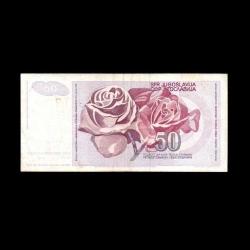 YUGOSLAVYA (1990) - 50 Dinar (ÇT 7,0/10)