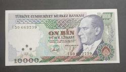 7 Emisyon I 50 Seri 10000 Lira Çil