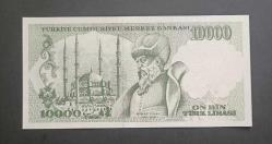 7 Emisyon K 50 Seri Çil 10000 Lira