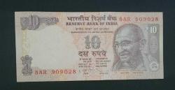 Hindistan 2013 10 çil Rupi Mahatma Gandhi portresi