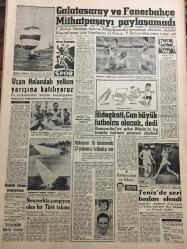 YENİ SABAH GAZETESİ 17 AĞUSTOS 1961 YIL :24 SAYI :8055--Örfi İdarenin uzatılması münakaşalara yol açtı ---Türkoğlu Adalet Bakanı Oldu ---Vali ,su derdine temasla Yağmur bekliyoruz dedi ---Trenden kız kaçıran 5 haydut yakalandı --Terfi edecek Generaller ve Albaylar tespit edildi --Alarm sireni ,Heybeli de heyecana sebep oldu ---Amerikalı nişancılar birbirinden ayrıldı --Büyükelçinin Öfkesi :Siyavuşgil ---Radyo Programları --Batı Berlin de 200.000 kişi dün nümayiş yaptı --Polonya polisi bir tayfayı tevkif etti ---BAC Hükümetinde Değişiklik Yapıldı --Aya 1962 de gidiliyor ---Galatasaray ve Fenerbahçe Mithatpaşa yı paylaşamadı --Uçan Holandalı yelken yarışına katılıyoruz --Hidegkuti ,Can büyük futbolcu olacak dedi ---İtalya nın 18 takımından 57 yabancı futbolcu --Newyork ta şampiyon olan bir Türk takımı ---Tenis de seri başları elendi ---Modada yüzme şampiyonası --İzmir de 3 YTP idarecisi AP ye giriyor ----Yassıada kantini açık verdi --Propaganda müddeti 21 güne indi --