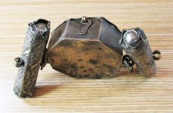 AnTiKa OSMANLI PAZUBENT GüMüŞ SANCAK KUR'AN KABI....