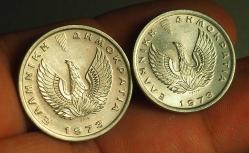 1973 YUNANİSTAM 20-10 LEPTA ÇİL*ÇA