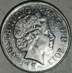 İNGİLTERE   2013    10  PENCE