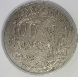 FRANSA  1954  100  FRANK