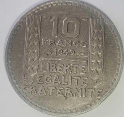 FRANSA  1949   10  FRANK