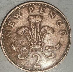 İNGİLTERE 1971  2 PENCE