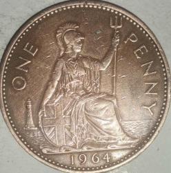 İNGİLTERE 1964  1 PENNY