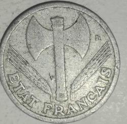 FRANSA 1942  1 FRANK
