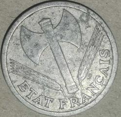 FRANSA 1942    1 FRANK
