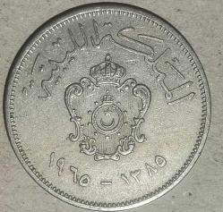 LİBYA 1965  20 MILIMES