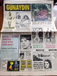 Günaydın Gazetesi - 28 Nisan 1970 - Dünya'nın En Güçlü Kadını Lilian Poe İstanbul'a Geliyor -  Müfit Güreşimşek Açelya Adlı Nadide Bir Çiçeği Yetiştirmek İçin 17 Yıl Uğraştı - Elektronik Beyin'in Bulduğu İdeal Eş Koca Değil Katil Oldu - Jim Maykıl Deliler Arasında Foto - Resimli Haberler - Diyarbakır Çukurova Erzurum Ankara İl Radyosu Programı - Yangın Var Foto Röportaj Semih Oktay - İstanbul İtfaiyesinin Ateş Yakup'u  - Hippi Perihan Sönen Yıldız Foto Roman - Aşk Romanı Beklediğim Gün Foto Roman - Kadın Olan Erkekler Hayatını Anlatıyor Anlatan Güngör Erdi - Denizlispor Kadri Aytaç'ı Bırakmayacak - Spor Toto Maç Tahminleri - Yozgat Lisesi Futbolda Şampiyon - Güzellik Kraliçesi Zuhal Aktan İle Kartal Tibet Kilyosta El Ele Fotoğraf - Denizin Tadını Hippiler Çıkarıyor- Alison Wonder Sesi Mi Bacakları Mı