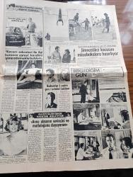 Günaydın Gazetesi - 28 Nisan 1970 - Dünya'nın En Güçlü Kadını Lilian Poe İstanbul'a Geliyor -  Müfit Güreşimşek Açelya Adlı Nadide Bir Çiçeği Yetiştirmek İçin 17 Yıl Uğraştı - Elektronik Beyin'in Bulduğu İdeal Eş Koca Değil Katil Oldu - Jim Maykıl Deliler Arasında Foto - Resimli Haberler - Diyarbakır Çukurova Erzurum Ankara İl Radyosu Programı - Yangın Var Foto Röportaj Semih Oktay - İstanbul İtfaiyesinin Ateş Yakup'u  - Hippi Perihan Sönen Yıldız Foto Roman - Aşk Romanı Beklediğim Gün Foto Roman - Kadın Olan Erkekler Hayatını Anlatıyor Anlatan Güngör Erdi - Denizlispor Kadri Aytaç'ı Bırakmayacak - Spor Toto Maç Tahminleri - Yozgat Lisesi Futbolda Şampiyon - Güzellik Kraliçesi Zuhal Aktan İle Kartal Tibet Kilyosta El Ele Fotoğraf - Denizin Tadını Hippiler Çıkarıyor- Alison Wonder Sesi Mi Bacakları Mı