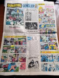 Günaydın Gazetesi - 28 Aralık 1973 - Tahtakale'de Yarım Şişeci Hanı Çöktü İki Kişi Öldü - Türkiye İş Bankası Çekilişi - Telefunken Televizyon - Televizyon Yılbaşı Gecesi Sekiz Saat Yayın Yapacak - Fatih'in Fedaisi Kara Murat Yazan Rahmi Muratoğlu Çizen Abdullah Turhan - Cemiyet Haberleri - Orhan Boran Yılbaşında Şan Sinemasında - İstanbul Ankara İzmir Radyosu Programı - Kalbimdeki Cehennem Foto Roman - İsmet İnönü'nün Naaşının Konulduğu Katafalkın Önünden Yüz Bin Kişi Geçti - Osman Bölükbaşı Ağladı - Henry Kissinger'in İsmet İnönü İçin Taziye Mesajı - Mevhibe İnönü Bitkindi - Amerikan Başkanı Nixon'un İsmet İnönü'nün Taziyesi İçin Mesajı - İsmet İnönü'nün Anıtkabir'e Gömülmesi Adalet Partisi Grubunda Tartışıldı - Büyük Ralli 5 Kıtada Otomobil Yarışı Çizgi Roman - Pilli Motosiklet - Pola Bana Söz Ver Çizgi Roman - Uzay Yolu Gezegenler Çarpışınca Çizgi Roman - Çelik Kanatlar Çizgi Roman - Uzay Çocuğu Polo Kaybolan Gezegen Yazı Dizisi - Kabataş Erkek Lisesi Futbol Takımında Tam Dört Metin