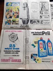 Günaydın Foto Haber Gazetesi - 3 Ekim 1973 - Süleyman Demirel Bu Ramazan Oruç Tutmuyor Ama İftarı Da Kaçırmıyor - Hacı Ali Bozkurt Komünistlere İsrail'e Makarios'a  Beddua Ediyor Süleyman Demirel Amin Diyor - Cezaevi Kaçağı Bektaş Kaya Karısını Öldürmek İsterken Yakalandı - Sinema Programı - Jim Maykıl Silahların Gölgesinde Foto Roman - Kartal Tibet - Hale Soygazi - Cem Karaca Gökben Ve Tanju Okan Hafif Batı Müziği Programında Fotoğraf - Tv'de Gördüklerimiz - Azılı Bir Hırsız Nazif Özen Bayındırlık Bakanı Selahattin Babüroğlu'nun Evini Soyarken Yakalandı - Trakya'da Petrol Yatakları Bulundu - Şap Hastalığı İnsanlara Sıçradı - Fatih'in Fedaisi Kara Murat Yazan Rahmi Muratoğlu Çizen Abdullah Turhan - Con Amet Karikatür - Sahte Tebessüm Foto Roman - Seçim Toto'ya Katılanlar 85 Bin Lira Kazanacak - Uzay Yolu Güneş Asası Çizgi Roman - Galatasaray'dan Atletico Madrid Karşısında Zafer Bekliyor - Boksör Muhammed Ali Clay Ringten Sonra Sahnede de Dans Edecek - Büyük İslam Tarihi