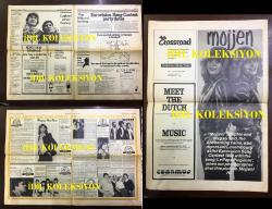 AJDA PEKKAN'IN ''PETROL'' ŞARKISIYLA KATILDIĞI 25. EUROVISION ŞARKI YARIŞMASI (1980) ÖNCESİ EUROVISION ve AJDA PEKKAN'LA İLGİLİ HABERLERİN AYRINTILI ŞEKİLDE YER ALDIĞI HOLLANDA YAYINI OLAN FESTIVAL DAILY NEWS GAZETESİNİN 3  ADET SAYISI ve YARIŞMANIN OLDUĞU GÜN 19 NİSAN 1980 TARİHİNDEN BİR ALMAN GAZETENİN YARIŞMAYLA İLGİLİ OLAN 1 ADET YAPRAĞI (2 SAYFA) - FESTIVAL DAILY NEWS, TUESDAY, APRIL 15. 1980. NO:1 - (15 NİSAN 1980) / FESTIVAL DAILY NEWS, WEDNESDAY, APRIL 16. 1980. NO: 2 - (16 NİSAN 1980) /  FESTIVAL DAILY NEWS, THURSDAY, APRIL 17. 1980. NO: 3 - (17 NİSAN 1980) - HANS KROEZE - KLAAS NOPPERT - JOHN MCFARLANE - SOPHIE & MAGALY - ALAN SORRENTI - SAMİRA BENSALD - BLUE DANUBE - ANNA VISSI & THE EPİKOURİ - CAREL ENKELAAR - PAOLA - VESA-MATTI LOIRE - SVERRE KJELSBERG & MATTIS HAETTA - BAMSES & FRIENDS - TOMAS LEDİN - KATJA EBSTEİN - ORK-GALAXY DİJİTAL PİKAP REKLAMI - TRİGO LİMPİO - JOSE CİD - PRİMA DONNA - JOHNNY LOGAN - MOJJEN  - DÖNEMİNE AİT ORİJİNAL BASIMLAR - HER GAZETE 8 SAYFADIR