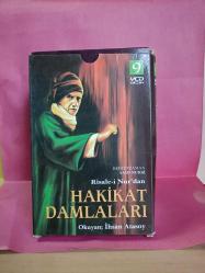 RİSALE-İ NUR'DAN HAKİKAT DAMLALARI 8 VCD (GENÇLİK REHBERİ-HANIMLAR REHBERİ-UHUVVET RİSALESİ-HAŞIR RİSALESİ-HASTALAR RİSALESİ-İHTİYARLAR RİSALESİ-CEVŞEN TESBİHAT-HAKİKAT ÇEKİRDEKLERİ) 2.EL