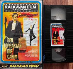 BEN TOPRAKTAN BİR CANIM- ORHAN GENCEBAY NECLA NAZIR VHS FİLM (KAPAK HAFİFTEN NEM ALMIŞ)