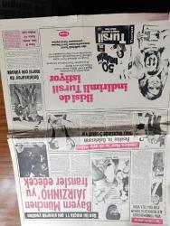Günaydın Gazetesi - 1 Kasım 1973 - Boğaz Köprüsünden 12 Saatte 18 Bin 556 Araç Geçti - Köprüden İlk Geçen Belediye Otobüsü Olan Bostancı Beşiktaş Otobüsü - Köprüden Zevk İçin Motosiklet İle 4  Defa Geçen Kadıköylü Kamil Güvenç - Boğazdan İlk Geçen Aracı Süslediler - Kavga Çıkaran Tarık Akan Ankara'da Bir Gazinoyu Altüst Etti - Günaydın'ın Talihlileri Doyasıya Eğlendiler - Nuri Sesigüzel En Güzel Halk Türkülerini Okudu - Filiz Akın da Günaydın'ın Balosundaydı - Hülya Koçyiğit Trabzonlu Ayşegül'ü Seviyor - Jim Maykıl Kırmızı Lekeler Foto Roman - Patlayan Su Borusundan Akan Sular Dolmabahçe'yi Göl Haline Getirdi - Aksaray Geçidinde Yapılan 146 Dükkan Törenle Açıldı - İlk Alışverişi Başkan Fahri Atabey Bir Şişe Viski Alarak Yaptı - Fatih'in Fedaisi Kara Murat Yazan Rahmi Muratoğlu Çizen Abdullah Turhan - Sahte Tebessüm Foto Roman - Suzan Kırık Kalpli Kız Çizgi Roman - Puma Küçük Tarzan Çizgi Roman - Cin Ali Ve Zıp Zıp Amca Karikatür - Bayern Münih Jarzinho'yu Transfer Edecek