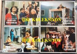 Uçurtmayı Vurmasınlar Filmi - Lobi Kart Seti - Lobby Cards Set - Nur Sürer- Ozan Bilen - Füsun Demirel- Güzin Özipek- Rozet Hubes- Güzin Özyağcılar- Meral Çetinkaya - Ayla Aslancan- Emel Çeviren- Tanju Tuncer- Ayben Erman - Yasemin Alkaya- Sabiş Kara - Özlem Savaş- Sevim Metin- Gülizar Tunç- Selma Tercan- Özlem Üstüner- Sevgi Sakarya- Barış Çelikoğlu- Gönül Demirkol- Hale Akınlı- Feride Çiçekoğlu- Erdal Kahraman- Jale Başaran- Özkan Turgay- Magnum Film- 4'lü Set