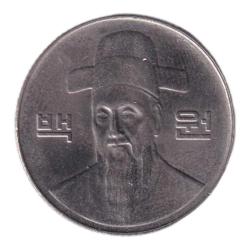 Güney Kore 100 Won 2002 ÇİL