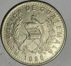 GUATEMALA 1998    25 CENTAVOS