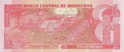 Honduras, 1 Lempira (2016) ÇİL Eski Yabancı Kağıt Para