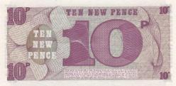 İngiltere, Birleşik Krallık Silahlı Kuvvetleri, 10 Pence (6th Series) ÇİL