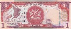 Trinidad ve Tobago, 1 Dolar (2006) P#46 ÇİL Eski Yabancı Kağıt Para